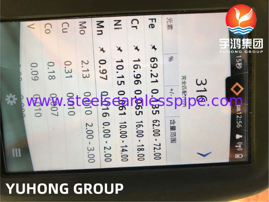 ASTM A269 316L Edelstahl helle gegossene Rohre, kaltgewalzt für die chemische Injektion