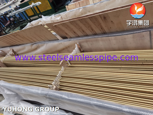 ASTM B111 UNS C68700 Aluminium-Brassrohr nahtloser U-Bend-Wärmetauscherrohr