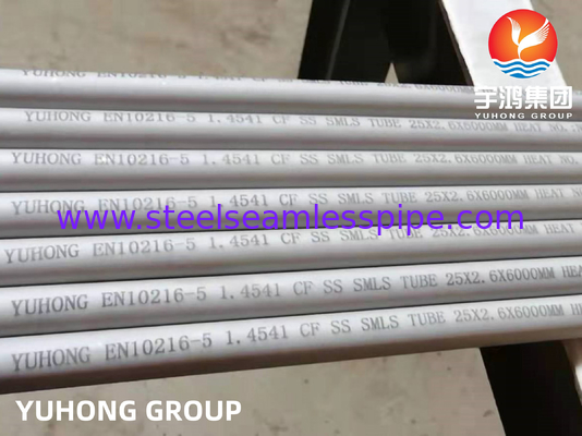 ASTM A312 TP321H Nahtlose Rohre aus Edelstahl für die Petrochemie