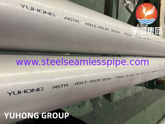 ASTM A312 TP310S Edelstahlrohr nahtlos für Öl und Gas