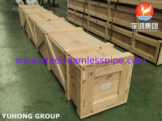 ASME SB111 C68700 Aluminium Messing Nahtloses Rohr O61 für Wärmetauscherrohrbündel