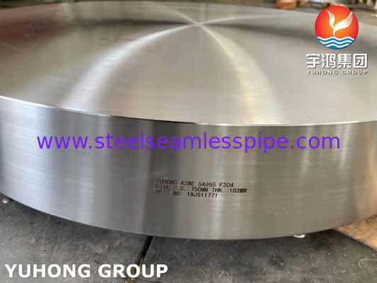 ASME SA965 F304 Disk und SA266 GR.2 Ring für den Wärmetauscher