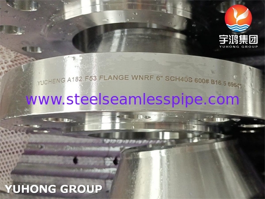 ASTM A182 F53 / UNS S32750 Super-Duplex-Flanze aus Edelstahl 2507 WNRF