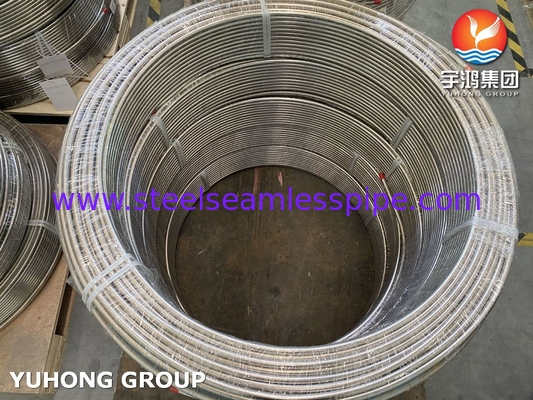 ASTM A269 TP316/316L Edelstahl Wärmetauscherröhre Spirale Helle gegossen