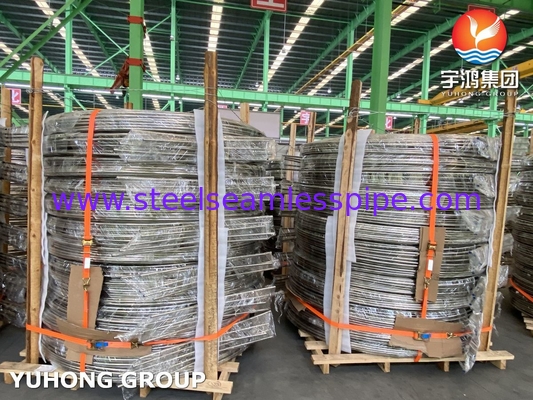 ASTM A269 TP316/316L Edelstahl Wärmetauscherröhre Spirale Helle gegossen