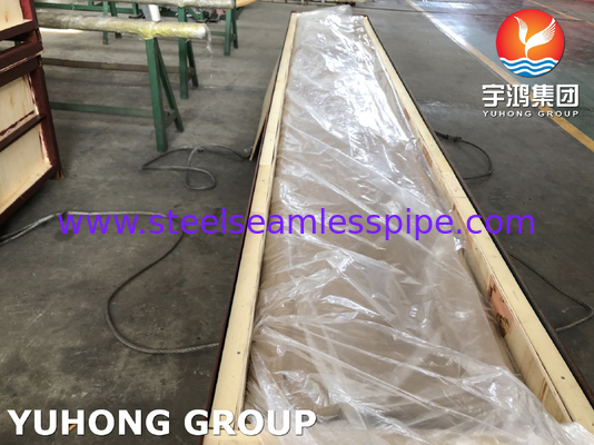 ASME SB111 C70600 C68700 C71500 C44300 Nahtloser Rohr 100% HT 15,88 X 1,24 X 6096MM