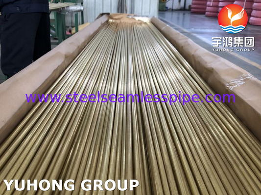ASTM B111 C68700 Aluminium-Brassrohr Kupferlegierte Rohr EN 10204/3.1B
