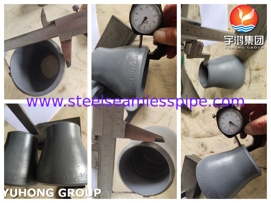 ASME B16.9 ASTM A234 WPB Carbon Steel Pipe Fittings Schwarz beschichtete Fittings