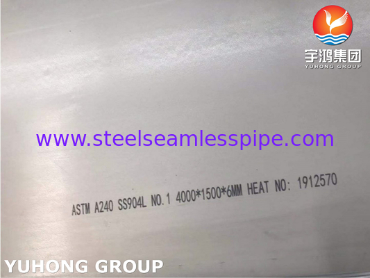 ASTM A240 Edelstahlplatte 904L mit hoher Belastungsbeständigkeit