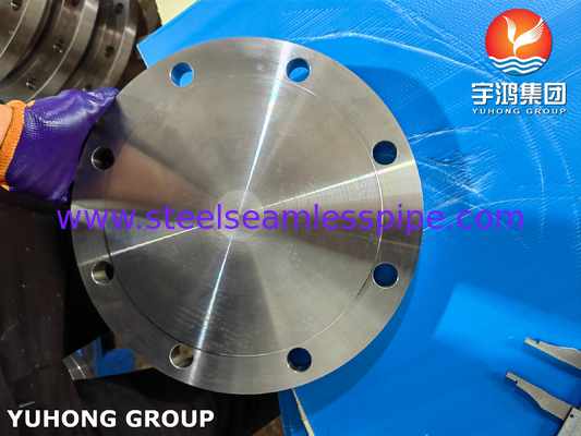ASME B16.5 ASTM A105 / A105N Kohlenstoffstahl Blindflansch geschmiedet BLRF Flansch