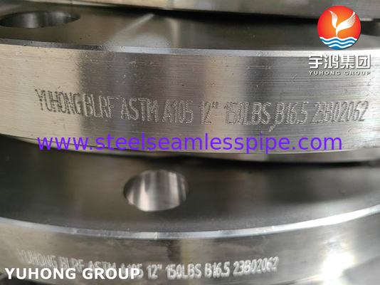 ASME B16.5 ASTM A105 / A105N Kohlenstoffstahl Blindflansch geschmiedet BLRF Flansch