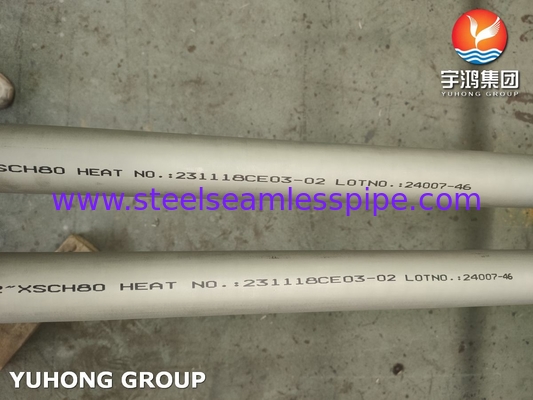 Wasseraufbereitung ASTM A790 UNS S32750 Nahtlose Super-Duplex-Rohre aus Edelstahl
