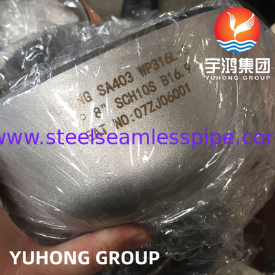ASME SA403 Butt-Weld-Fittings 316L Nahtlose Kappe
