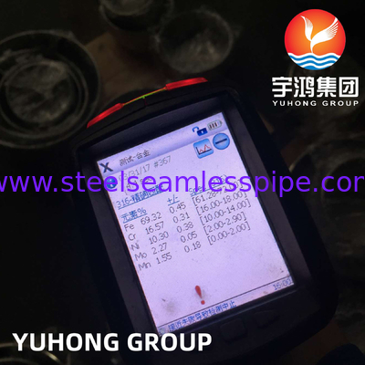 ASME SA403 Butt-Weld-Fittings 316L Nahtlose Kappe