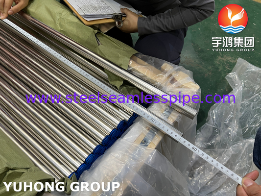 ASME SB111 C71500 Seamless Condenser Systems Tubes aus Kupfernickellegierung