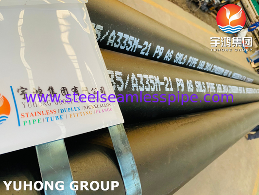 ASTM A335/ ASME SA335 P9 Seamless Pipe aus Legierstahl