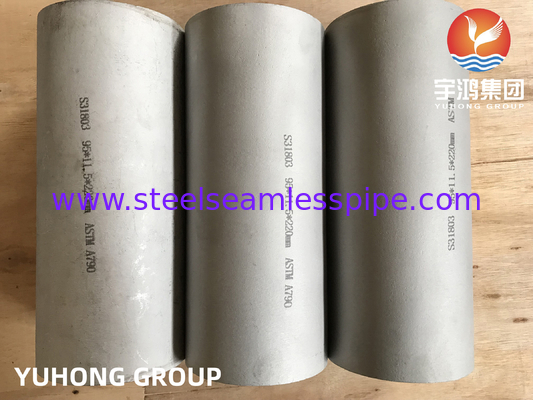 ASTM A790 S31803 F51 Duplex-nahtlose Rohre aus Edelstahl für petrochemische Anlagen