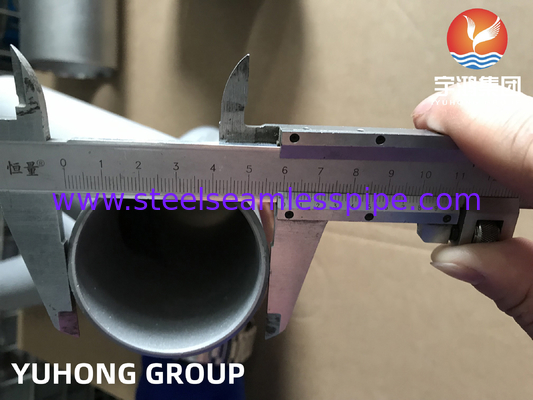 ASTM A815 UNS S31803 Duplex-Stahlrohrverbindung 45° Y seitliche Tee