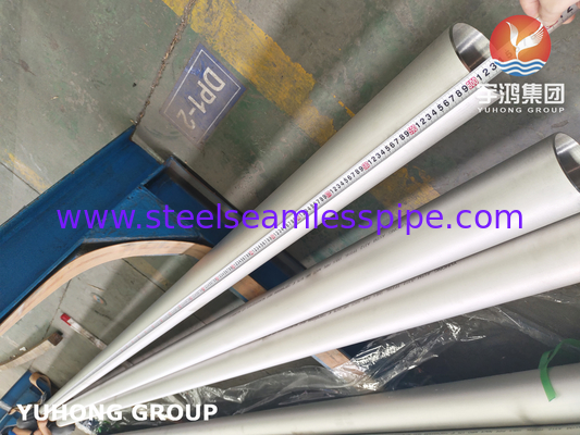 Edelstahl-nahtloses Rohr, ASTM A312 TP316Ti, B16.10 u. B16.19, 6M, PET/SIND, HEISSE FERTIGE OBERFLÄCHE