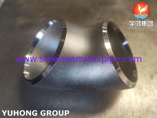 ASTM A815 WP-S UNS S32750 90° / 45° SR Elbenstahl-BW-Fittings mit doppeltem Ellenbogen