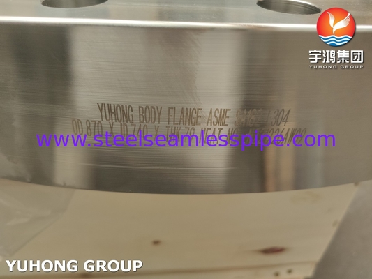 B16.5 ASTM A182 / ASME SA182 F304 Körperflansche aus Edelstahl