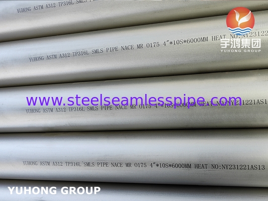 ASTM A312 TP321 / S32100 SEAMLESS PIPE NACE MR0175 / ISO 15156 genehmigt