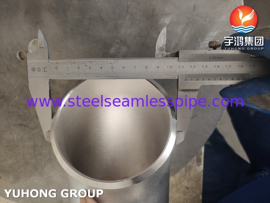ASTM A403 WP304H Rohr aus Edelstahl mit 90° SR Ellbogen