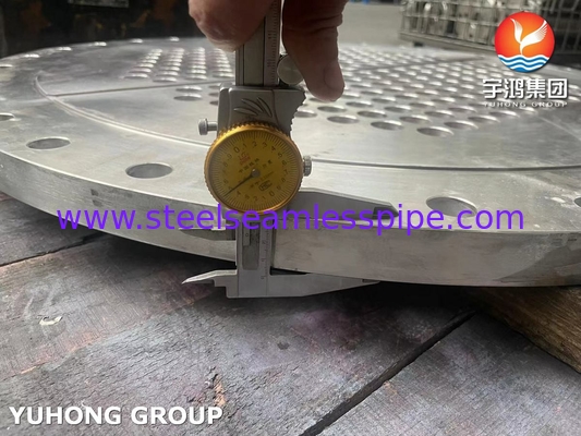 ASTM A182 F304 Edelstahlrohrblech Wärmetauscher Rohrplatten
