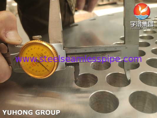 ASTM A182 F304 Edelstahlrohrblech Wärmetauscher Rohrplatten
