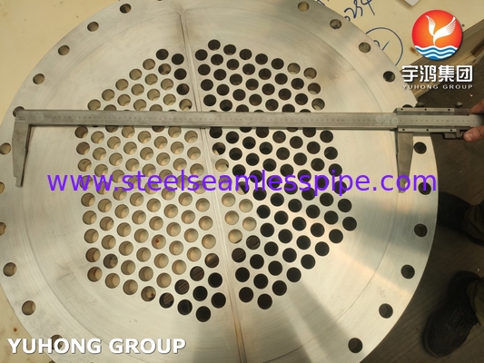 ASTM A182 F304 Edelstahlrohrblech Wärmetauscher Rohrplatten