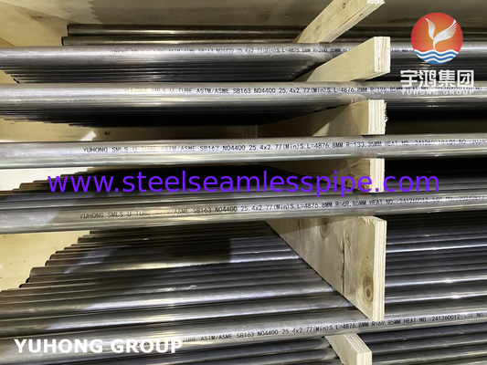 Nickellegierung U-Bend-Rohr ASME SB163 Monel 400 UNS N04400 nahtloser Rohr