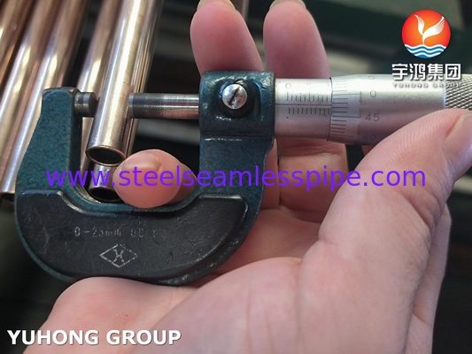 ASTM B111 C70600 Soft Anneal O61 Kupfer-Nickel-Legierungsschlauch Meerwassergekühlte Schlauch