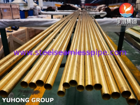 ASME SB111 / ASTM B111 C68700 nahtlose Rohre aus Kupferlegierung
