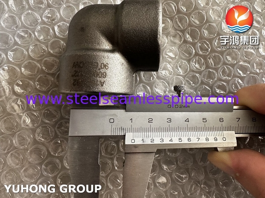 ASTM A182 F92 Legierstahl 90° Ellenbogen 6000# Schmiede Rohrverbindungen unter hohem Druck