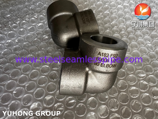 ASTM A182 F92 Legierstahl 90° Ellenbogen 6000# Schmiede Rohrverbindungen unter hohem Druck