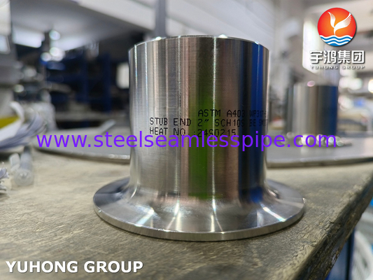 ASTM A403 WP317 Edelstahl-Stud-End B16.9 Buttweld-Lap-Gelenk-Stub-End