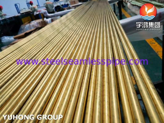 ASTM B111 ASME SB111 C68700 Aluminium-Brassrohr für den Wärmetauscher