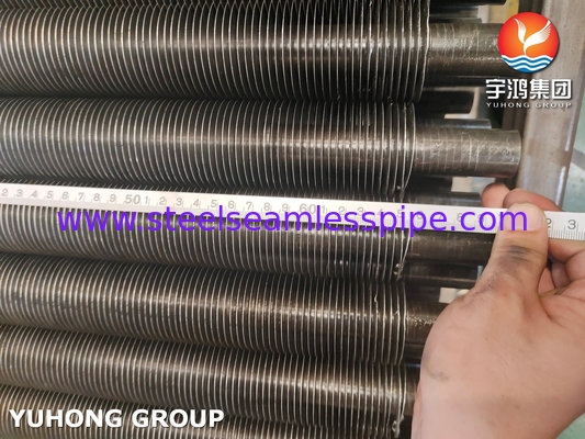 ASTM A179 nahtloser Rohr Aluminium Al1060 Flossen eingebetteter G-Samentrockner