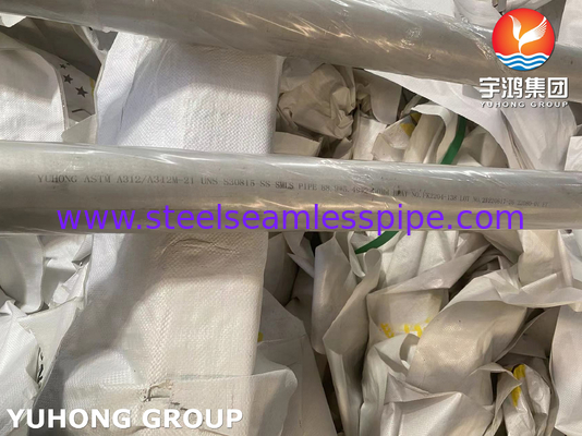 ASTM A312 Nahtloser Rohr aus Edelstahl für den Hochtemperaturdienst S30815 253MA