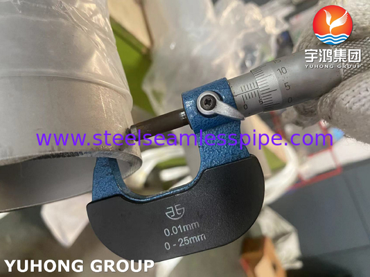 ASTM A312 Nahtloser Rohr aus Edelstahl für den Hochtemperaturdienst S30815 253MA