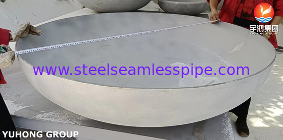 ASTM SA240 SS321 Ellipsoidal Kopf und Schüssel Ende für Druckbehälter