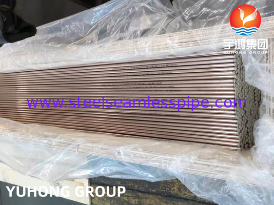 ASTM B111 C68700 C70600 C44300 C1200 für Wärmetauscher, Kondensator, Luftkühler, Heizungssystem