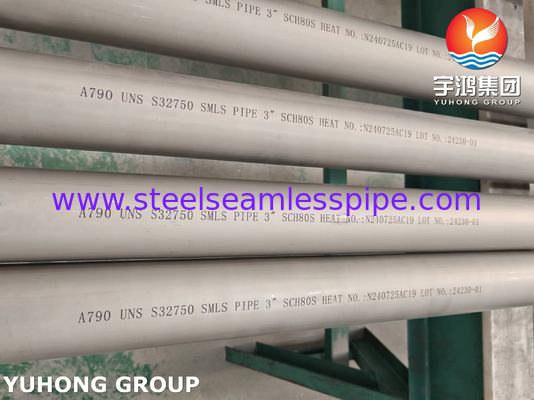 Duplex 2507 nahtloses Rohr, ASTM A790 S32750 Super Duplex Edelstahlrohr