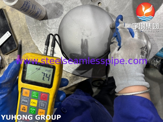 Super Duplex SAF2507 Rohrverbindungen, ASTM A815 WPS UNS S32750 Buttweld Kappe