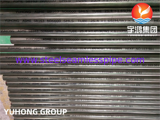 ASTM B163 Incoloy NO2200 NO2201 NO4400 NO6600 Wärmetauscherrohr