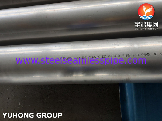 ASTM A928 UNS S32750 CL1 Super-Duplex-Rohr aus Edelstahl