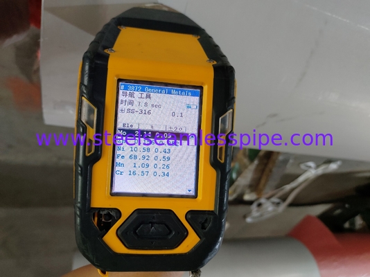 TP316L DSAW-Rohr EN 1.4404 für Kläranlagen ASTM A358 Norm