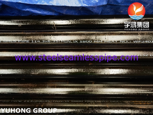 ASTM A335 P22 Schwarz lackierte Stahllegierung nahtlose Rohr 2,25Cr-1Mo