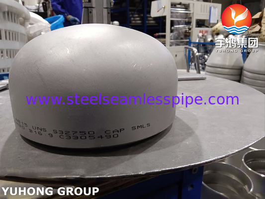 ASTM A815 SAF2507 / UNS S32750 Super Duplex Stahlkappe B16.9 BW Rohrbelag