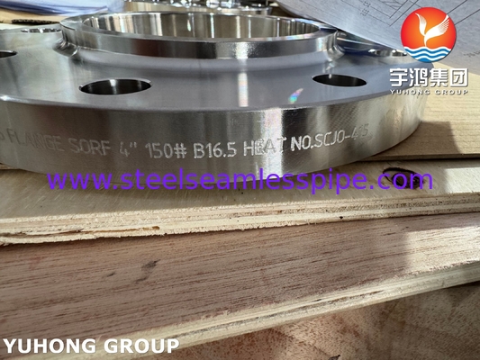 ASTM B564 UNS N10276 Nickellegierte Schiebeflansche / Hastelloy C276 SORF Flansche